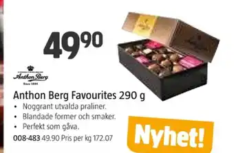 Jula Favourites chokladask erbjuda
