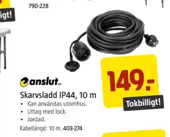 Jula Anslut skarvsladd erbjuda