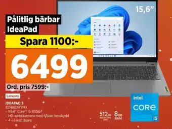 Power Lenovo laptop erbjuda
