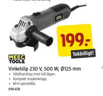 Jula Meec tools vinkelslip erbjuda