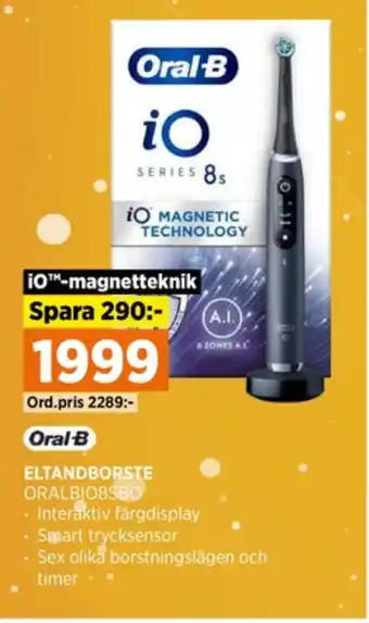 Power Braun oral-b eltandborste erbjuda