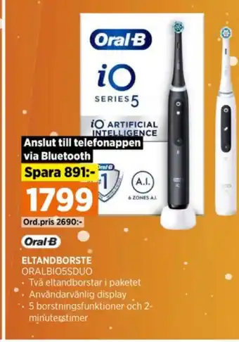 Power Braun oral-b eltandborste erbjuda
