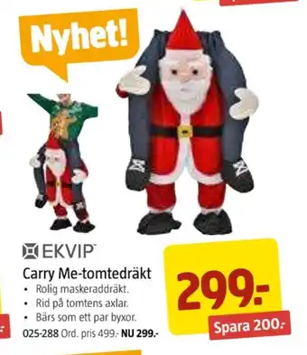 Jula Ekvip tomtedräkt erbjuda