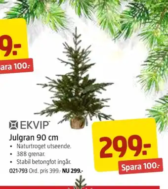 Jula Ekvip julgran erbjuda