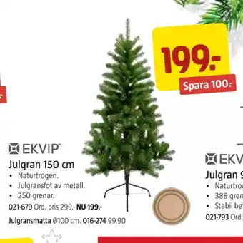 Jula Ekvip julgran erbjuda
