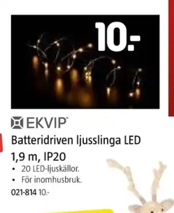 Jula Ekvip ljusslingor erbjuda