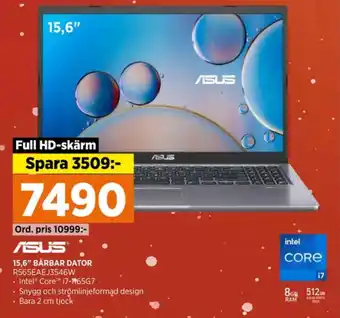 Power Asus laptop erbjuda