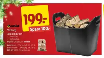Jula Anslut vedkorg erbjuda
