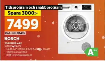 Power Bosch torktumlare erbjuda