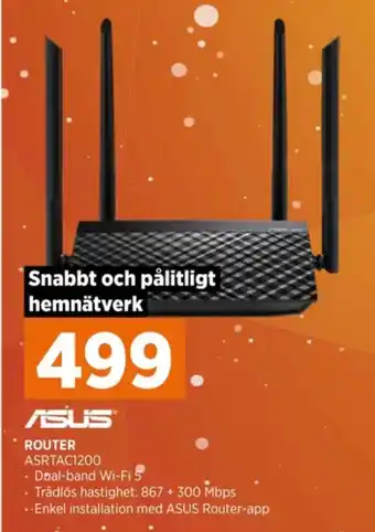 Power Asus router erbjuda