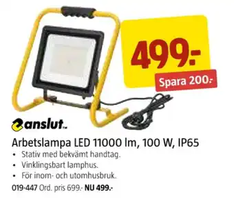 Jula Anslut arbetslampor erbjuda