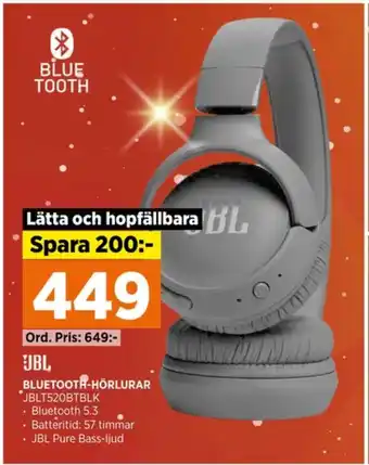 Power Jbl headset erbjuda