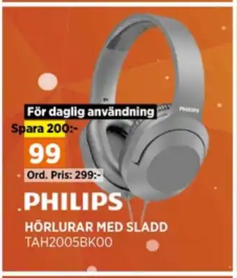 Power Philips headset erbjuda