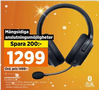 Power Razer headset erbjuda