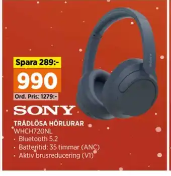 Power Sony headset erbjuda