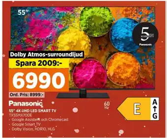 Power Panasonic tv erbjuda