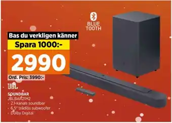Power Jbl soundbar erbjuda