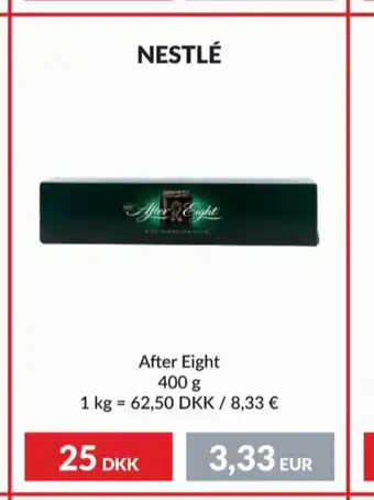 Nielsen Discount After eight chokladask erbjuda