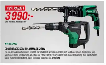 Swedol Hikoki kombihammare erbjuda