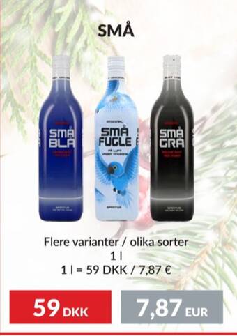 Nielsen Discount Små blå shots erbjuda