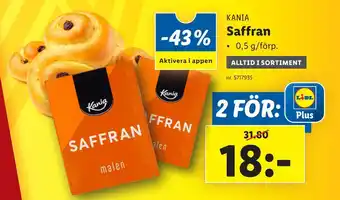 Lidl Saffran erbjuda