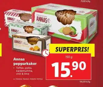 Lidl Annas pepparkakor erbjuda