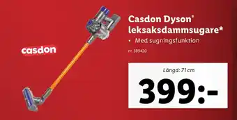 Casdon dyson leksaksdammsugare