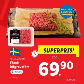 Lidl Färsk högrevsfärs erbjuda