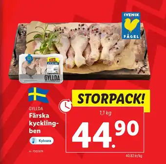 Lidl Färska kycklingben erbjuda