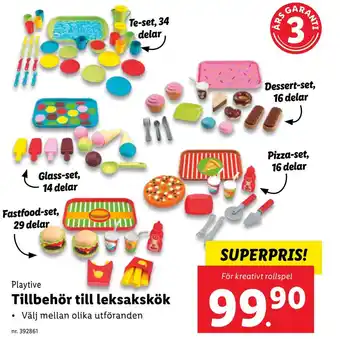 Lidl Tillbehör till leksakskök erbjuda