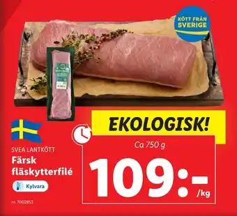 Lidl Färsk fläskytterfilé erbjuda