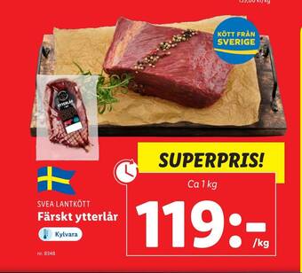 Lidl Färskt ytterlår erbjuda