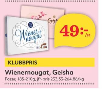 Hemköp Geisha chokladask erbjuda