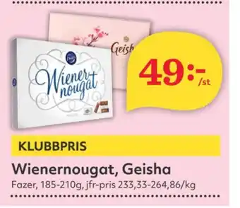 Hemköp Geisha chokladask erbjuda