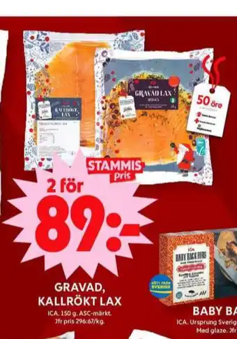 ICA Maxi Ica lax erbjuda
