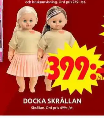 ICA Maxi Skrållan dockor erbjuda