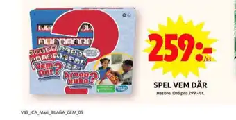 ICA Maxi Hasbro spel erbjuda
