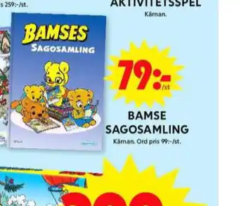 ICA Maxi Bamse barnböcker erbjuda