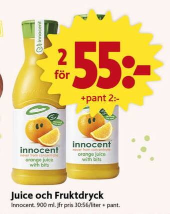 ICA Nära Innocent juice erbjuda