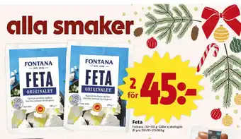 ICA Nära Fontana fetaost erbjuda