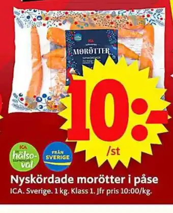 ICA Supermarket Ica morötter erbjuda