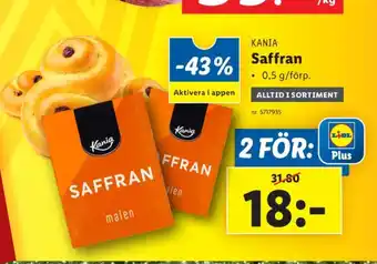 Lidl Kania saffran erbjuda