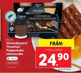 Lidl Deluxe dessert erbjuda