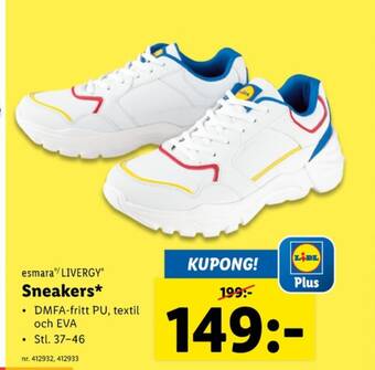 Lidl Esmara fritidsskor erbjuda