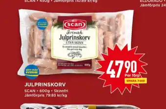 Scan prinskorv