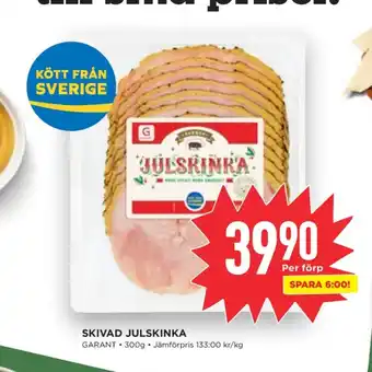 Willys Hemma Garant skinka erbjuda