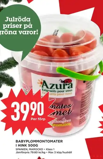 Willys Hemma Azura plommontomater erbjuda