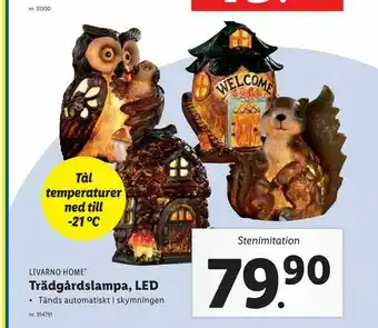Lidl Trädgårdslampa, LED erbjuda