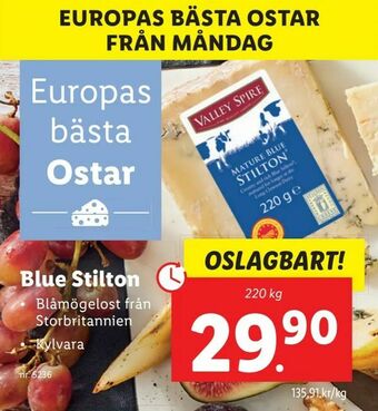 Lidl Blue Stilton erbjuda