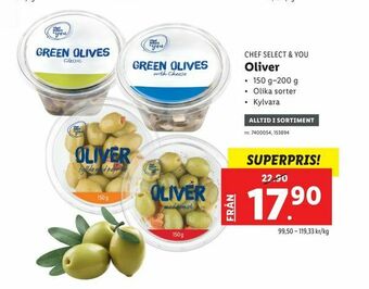 Lidl Oliver erbjuda